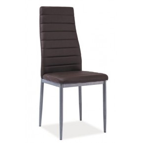 Стул SIGNAL H261 BIS алюминий/коричневый